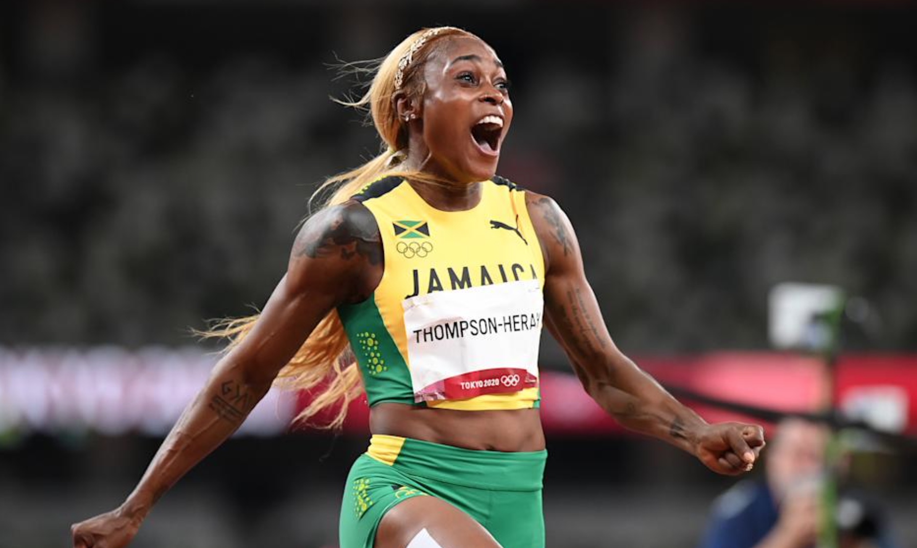 Elaine Thompson-Herah Wins First Individual Gold Medal at the ...