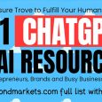 ChatGPT and AI - 101 Resources compiled in a comprehensive list. It's a treasure trove tailored to fulfill your core human needs.