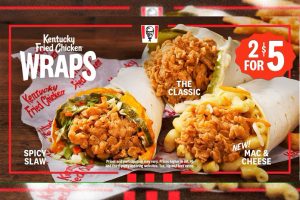 KFC debuts new Mac & Cheese Wrap, National Fast Food Day