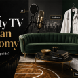 Editorial graphic showing a reunion couch, basketball court, studio microphone, medical coat, and house key to represent the ownership, labor, audience, risk, and distribution economics behind Black reality TV franchises.