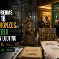 Museum workers prepare Benin Bronze artifacts for return to Nigeria, highlighting questions of ownership, cultural capital, and restitution.