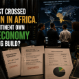 African engineers and policymakers in a Johannesburg data center reviewing cloud infrastructure, fiber routes, contracts, equity documents, and AI data ownership.