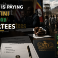 A cinematic editorial image showing U.S. and Eswatini officials, deportation documents, a detention transport scene, and the headline “The U.S. Is Paying Eswatini to Absorb Deportees.”