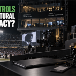 Colin Kaepernick and Jay-Z representing protest, cultural influence and institutional control in the NFL.