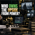 50 Cent and Courtney Kemp pictured alongside television production equipment and intellectual property documents, illustrating ownership and economic control behind the Power franchise.